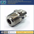 High precision cnc machining and electroplating nipple